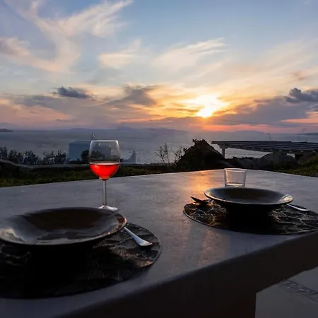 Stylish Mykonian Semi-private Huge Pool Apartmán Houlakia (Mykonos)