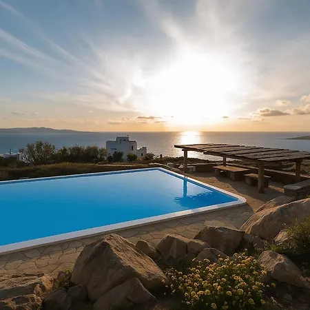 Stylish Mykonian Semi-private Huge Pool *
