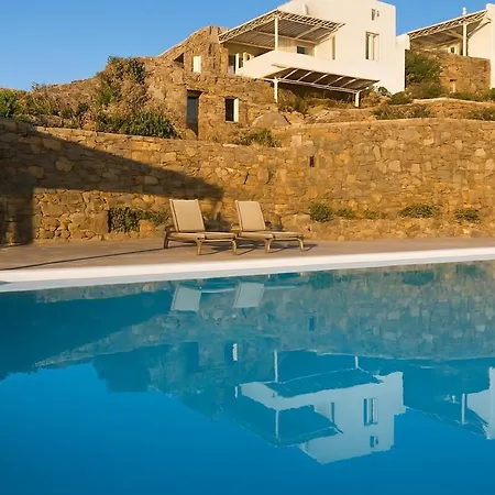 Stylish Mykonian Semi-private Huge Pool Apartament