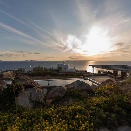 Stylish Mykonian Semi-private Huge Pool * Choulakia