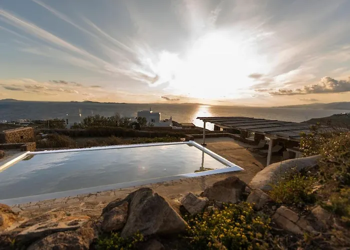 Stylish Mykonian Semi-private Huge Pool *