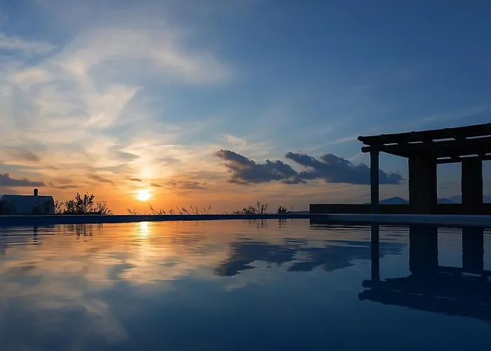 Stylish Mykonian Semi-private Huge Pool Apartman *